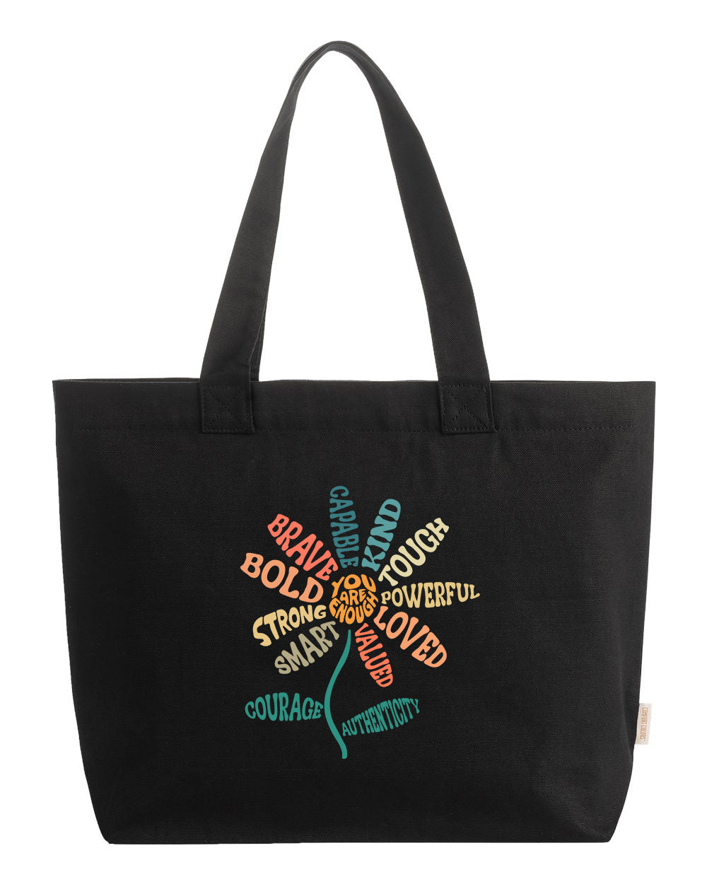ou-are-enough-canvas-everyday-tote