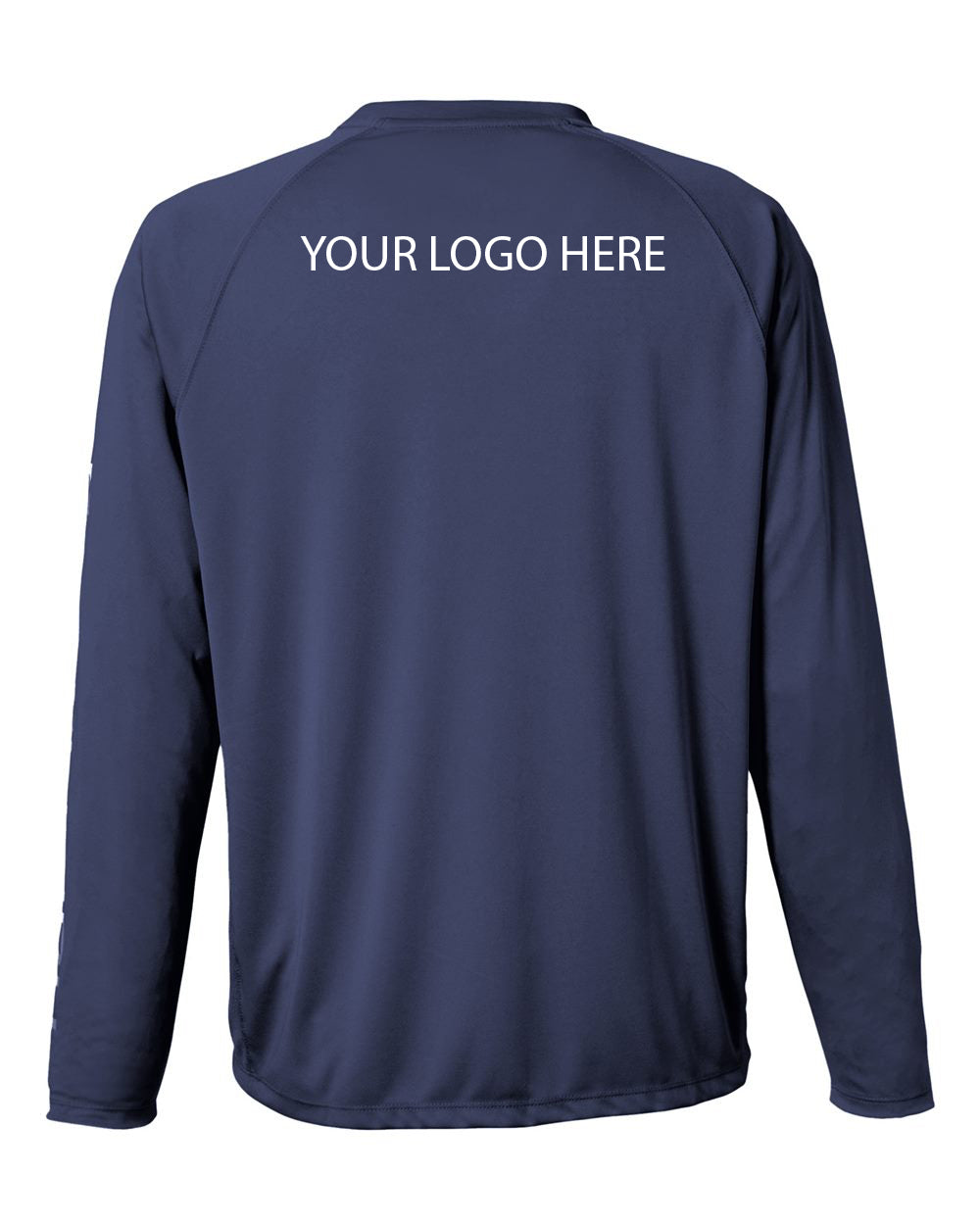 Custom Logo Men's Long Sleeve Performance Shirt