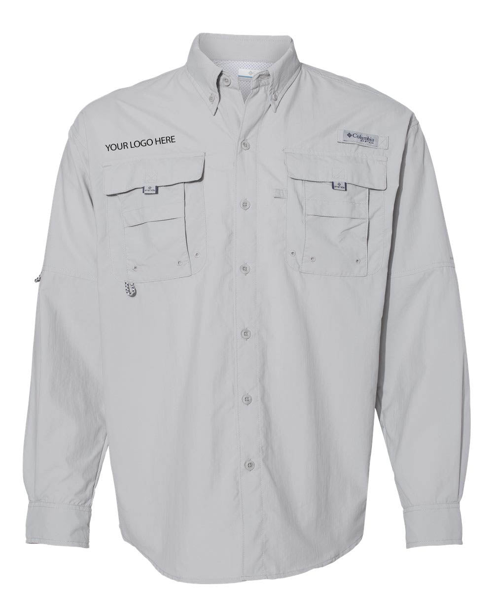Custom Logo Columbia Men's PFG Bahama Long Sleeve