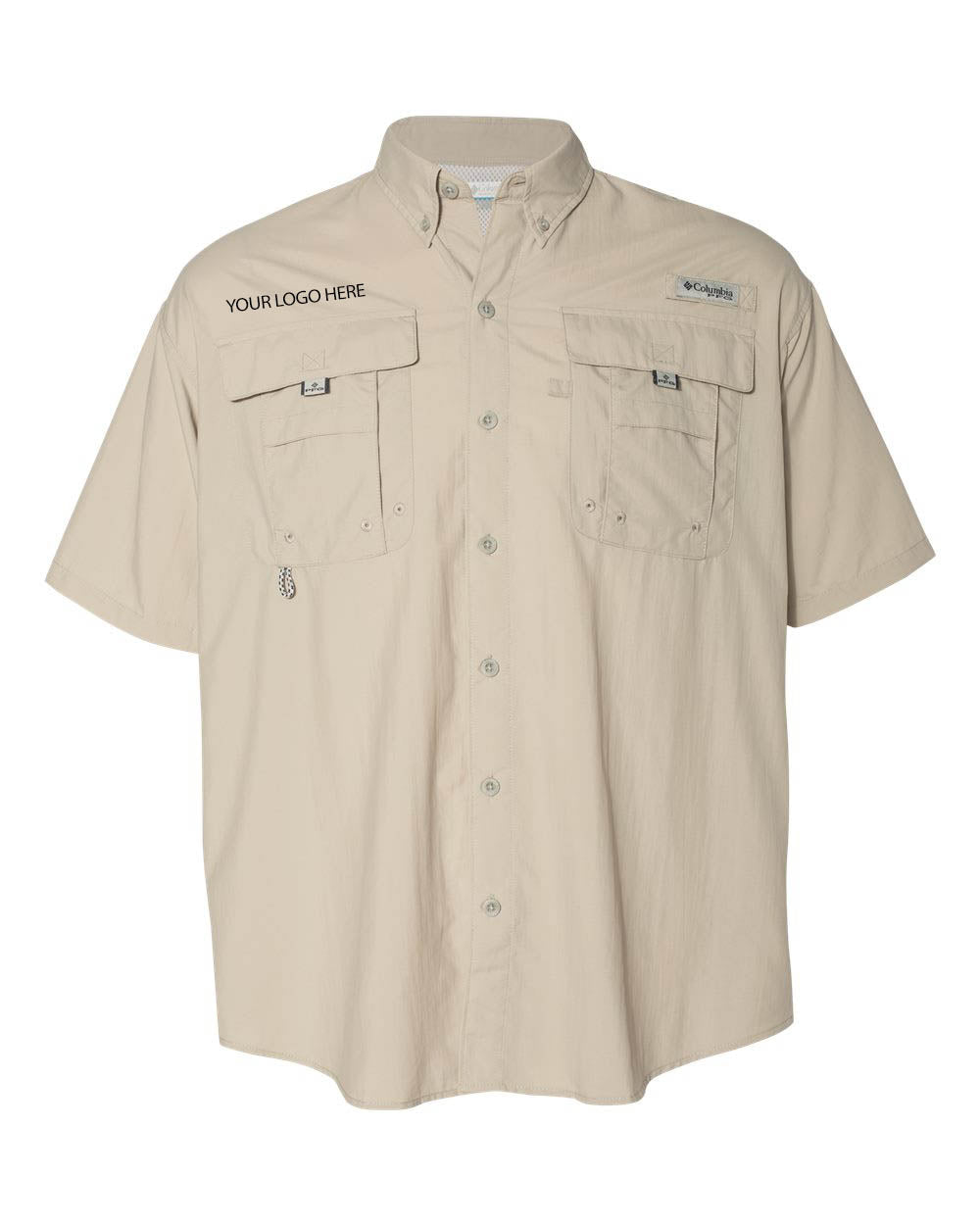 Custom Logo Columbia Men's PFG Bahama Short Sleeve