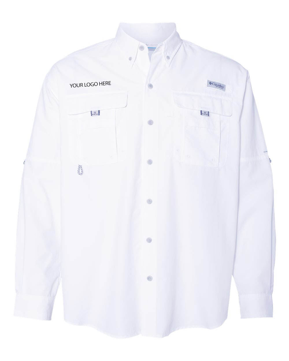 Custom Logo Columbia Men's PFG Bahama Long Sleeve