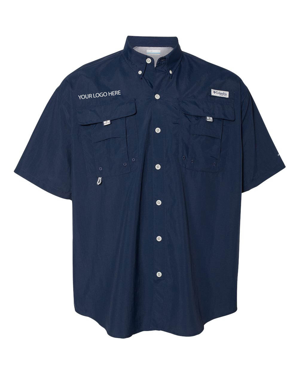 Custom Logo Columbia Men's PFG Bahama Short Sleeve