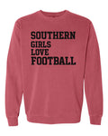 Southern Girls Love Football Crewneck