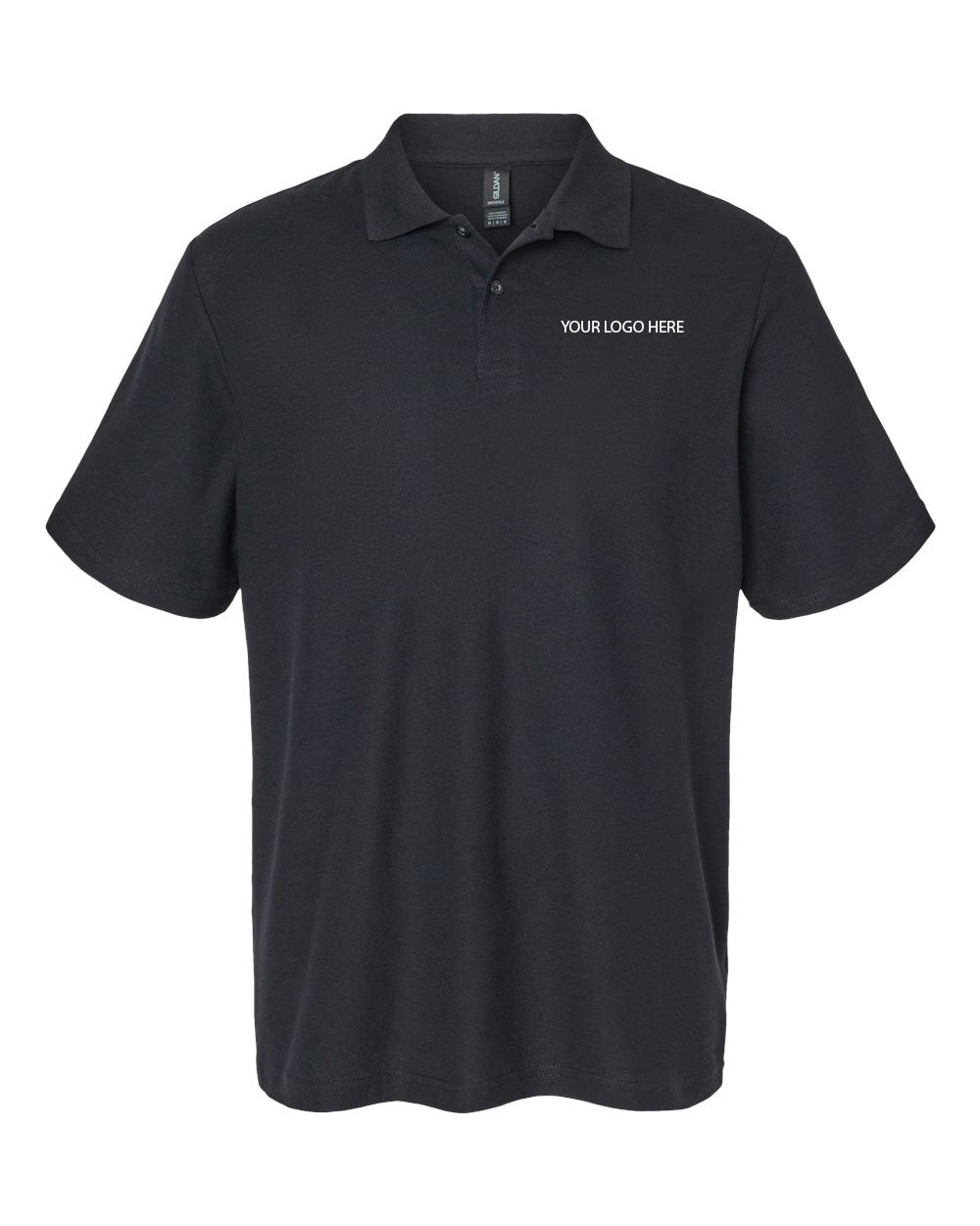 Custom Logo Unisex Pique Polo