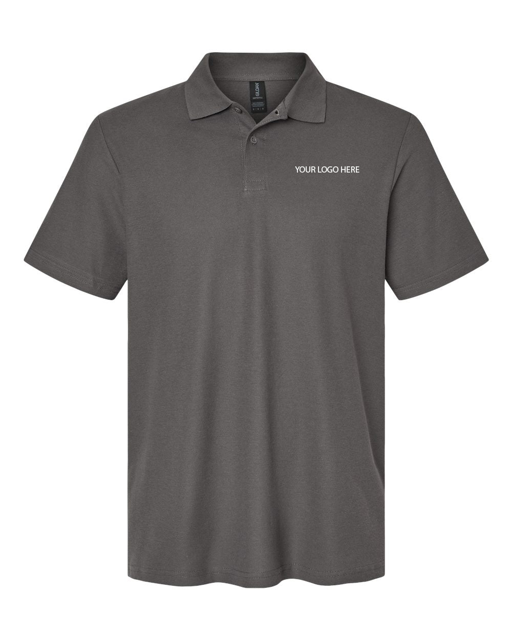 Custom Logo Unisex Pique Polo