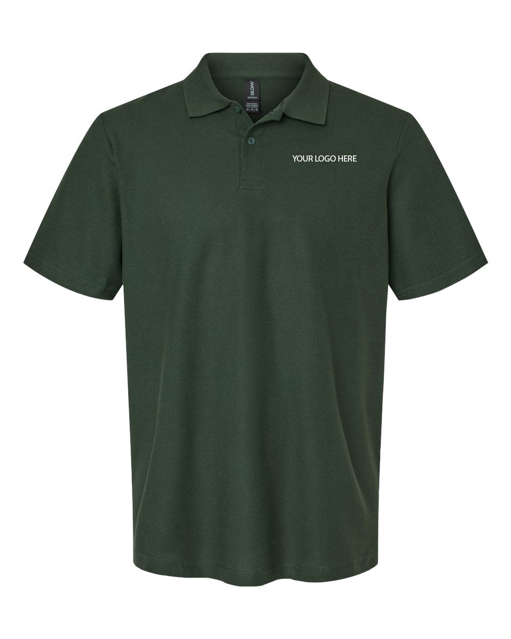 Custom Logo Unisex Pique Polo