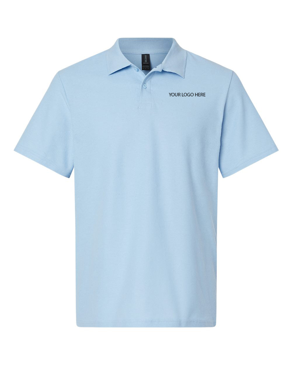 Custom Logo Unisex Pique Polo