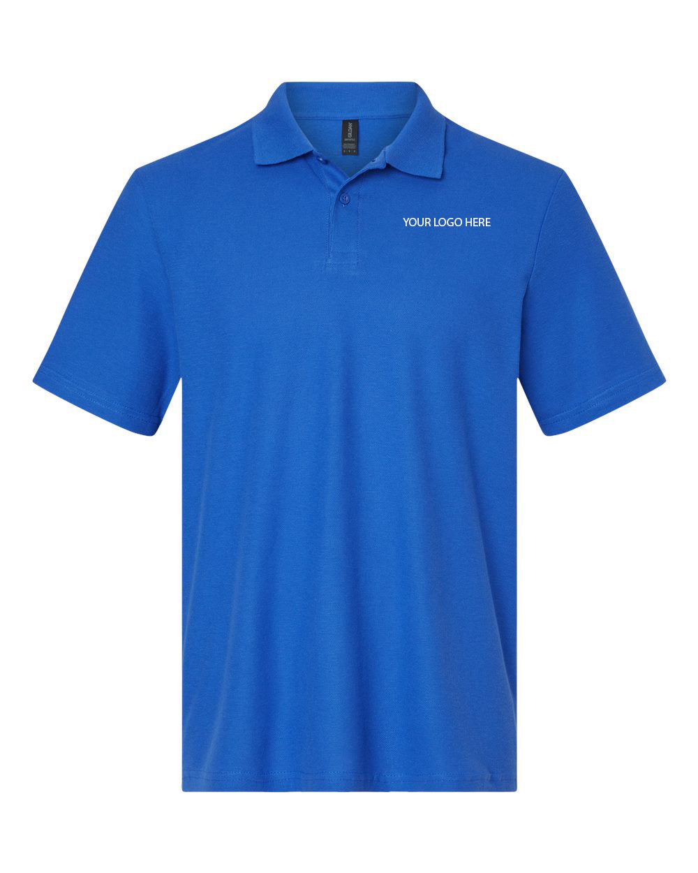Custom Logo Unisex Pique Polo