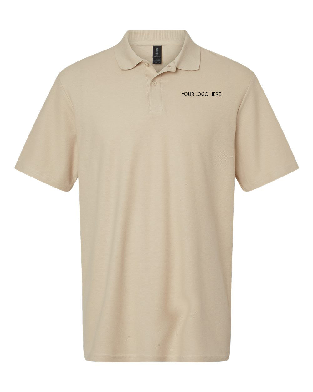 Custom Logo Unisex Pique Polo