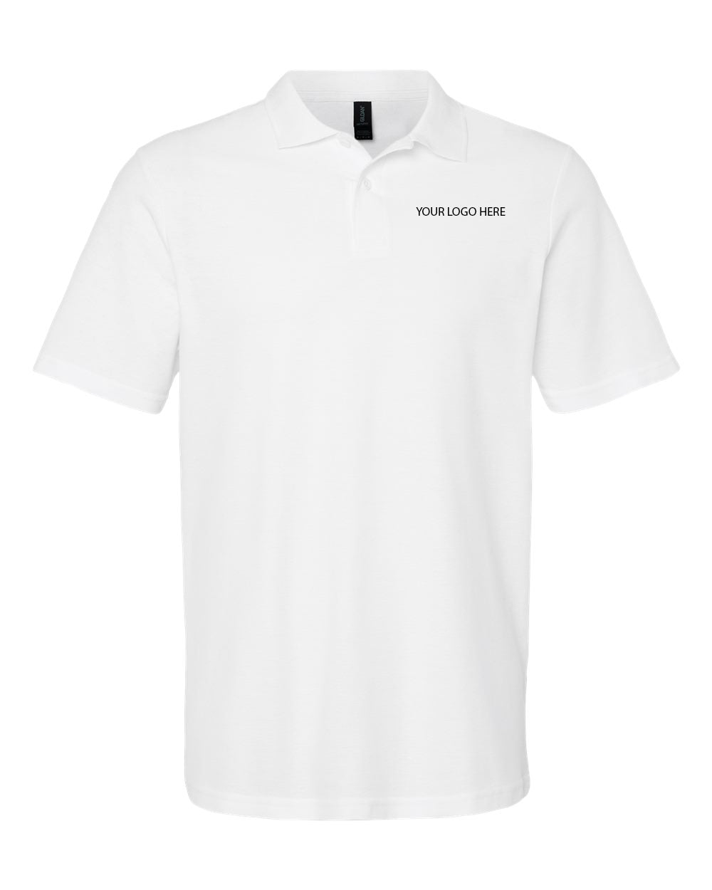 Custom Logo Unisex Pique Polo