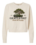 The Backroads — Linen Mid-Length Crewneck