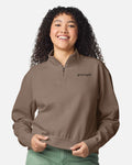 Grace & Grit Women's Quarter-Zip Sweatshirt