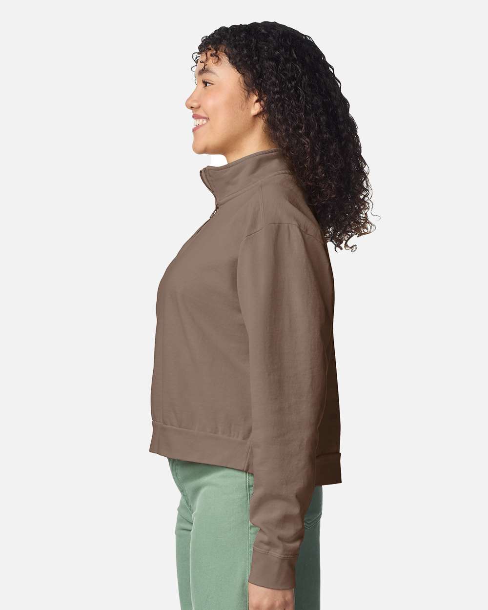 Grace & Grit Women's Quarter-Zip Sweatshirt