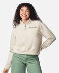 Elevate the Everyday Women's Quarter-Zip Sweatshirt