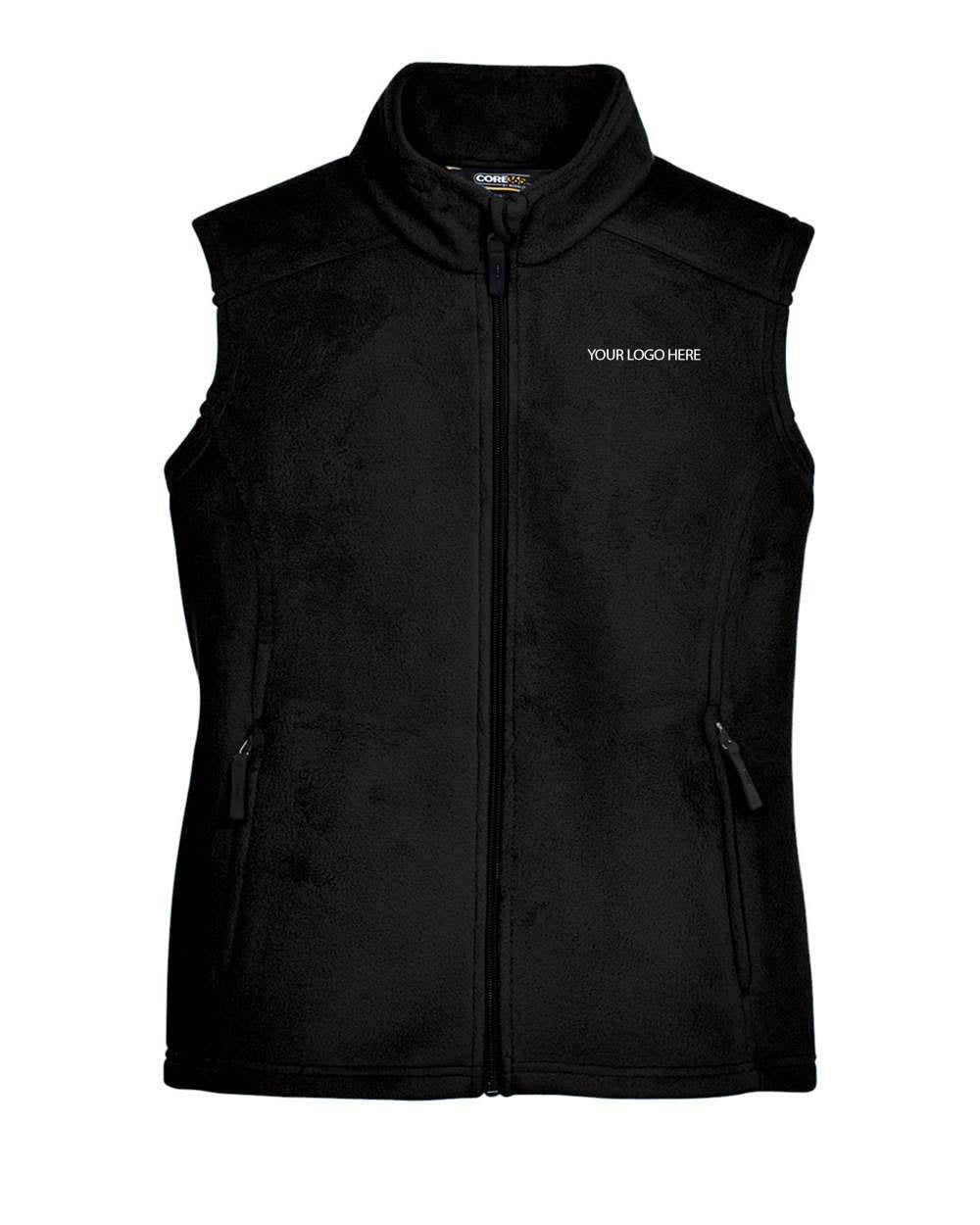 Custom Logo Women's Fleece Vest