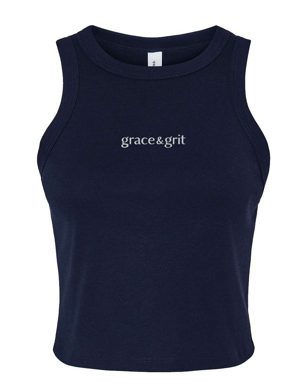 Grace & Grit Women's Micro Rib Racer Tank