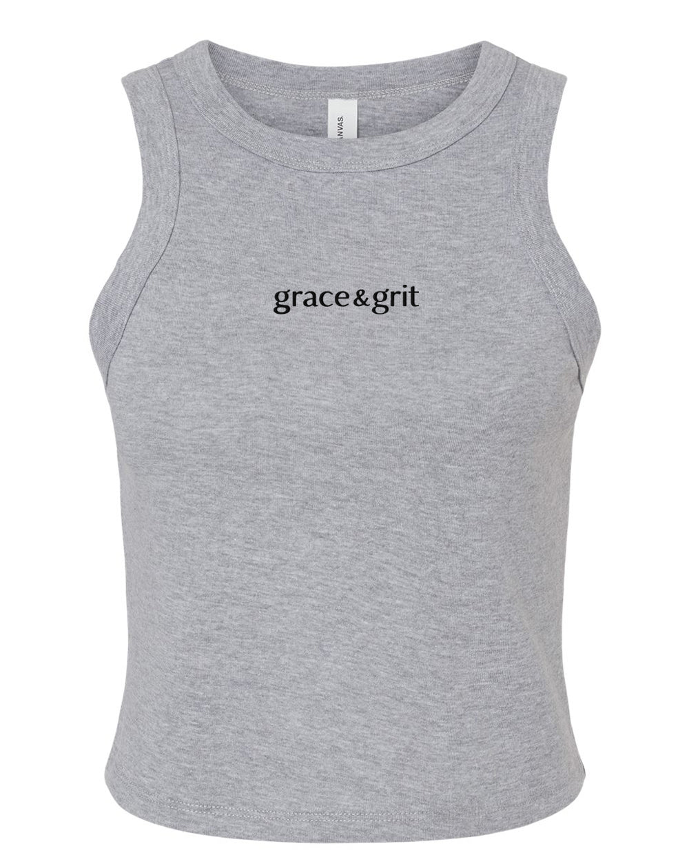 Grace & Grit Women's Micro Rib Racer Tank