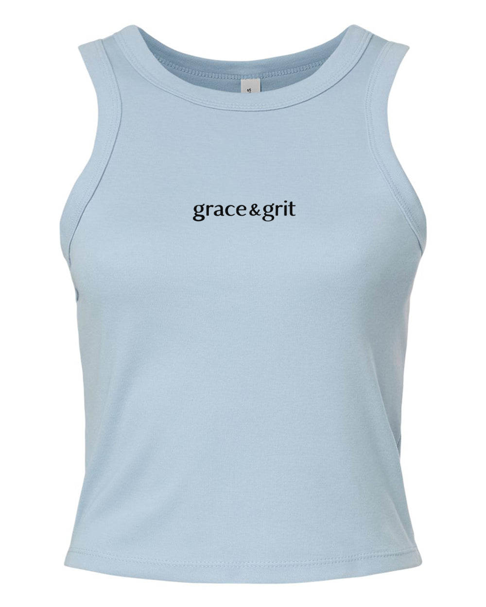 Grace & Grit Women's Micro Rib Racer Tank