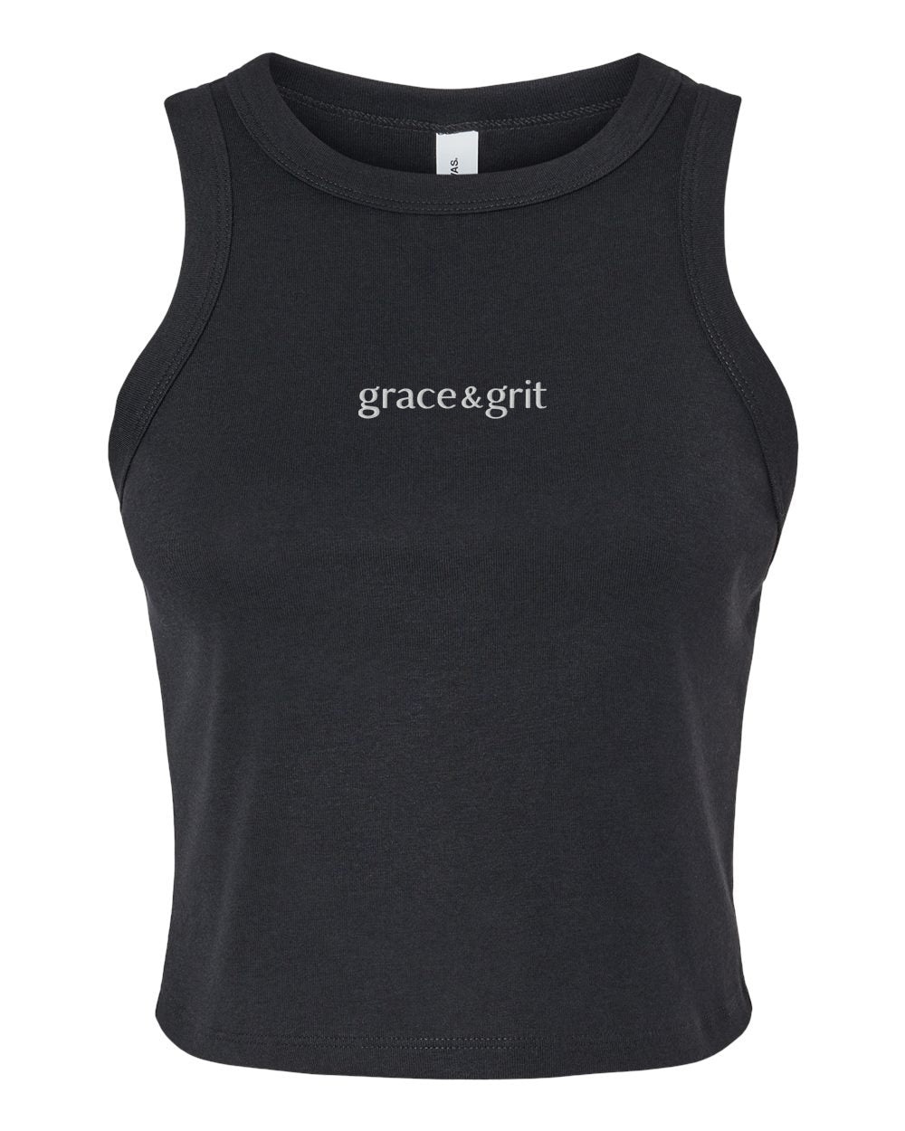 Grace & Grit Women's Micro Rib Racer Tank