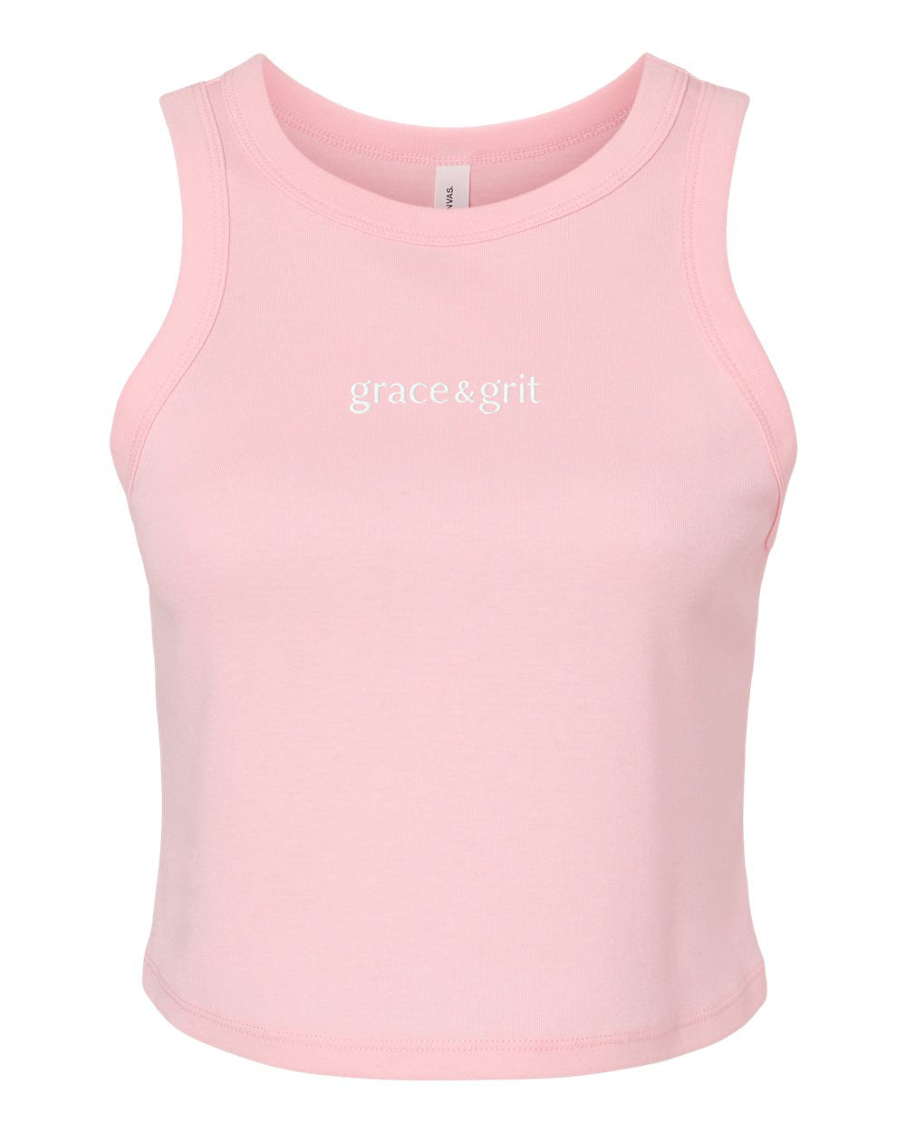 Grace & Grit Women's Micro Rib Racer Tank