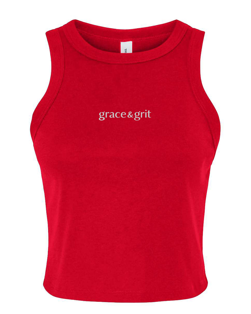 Grace & Grit Women's Micro Rib Racer Tank