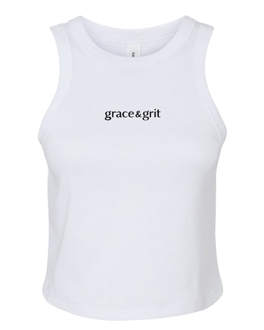 Grace & Grit Women's Micro Rib Racer Tank