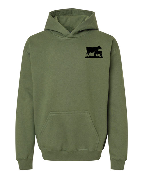 Certified Free Range Farm Kid Youth Hoodie